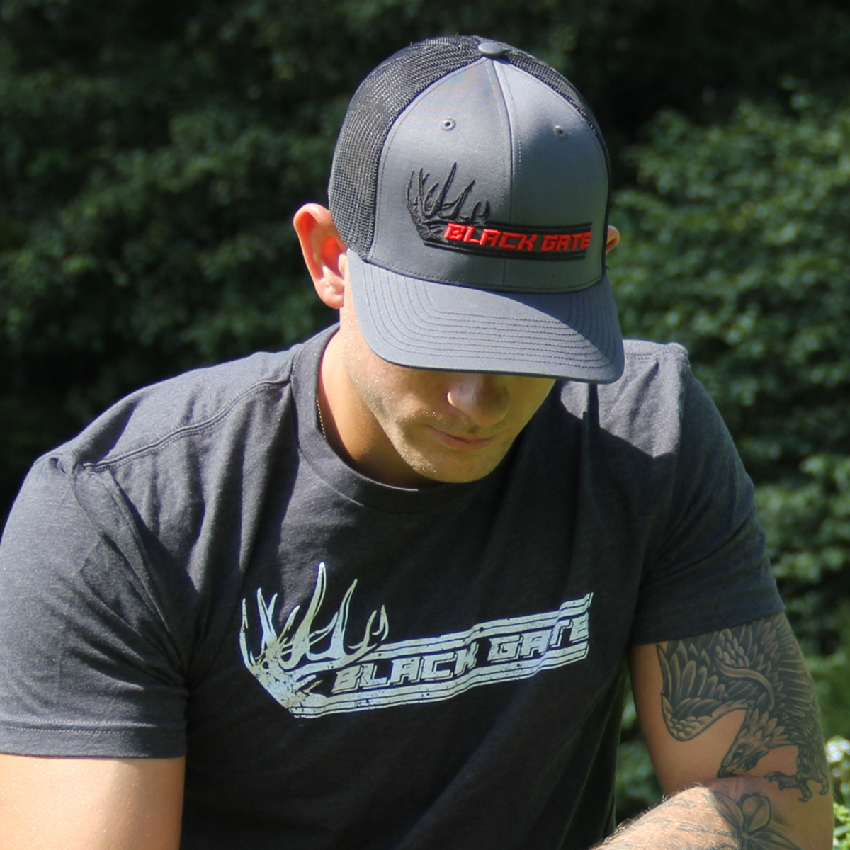 Logo Hat - Black/Charcoal