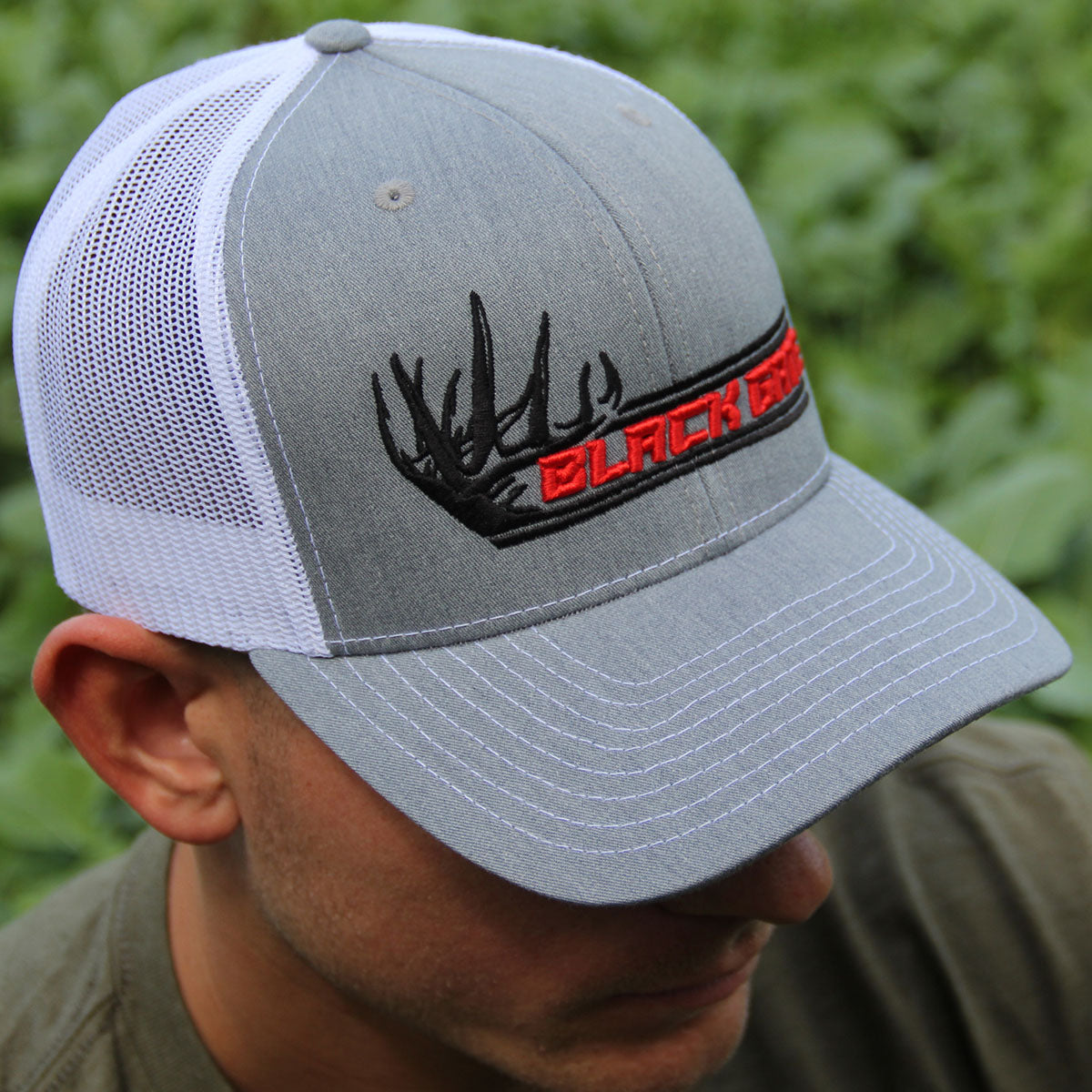 Logo Hat - White/Heather Grey